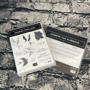 Stampin' Up! SOARING SWALLOWS Stamps & SWALLOWS Dies  Best Wishes Soar Thoughts